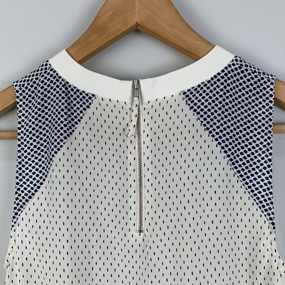Madewell 100% Silk Incline Top in Rain Dot - Picture 10 of 15